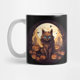 Somali Cat Halloween, Cat Lover Mug